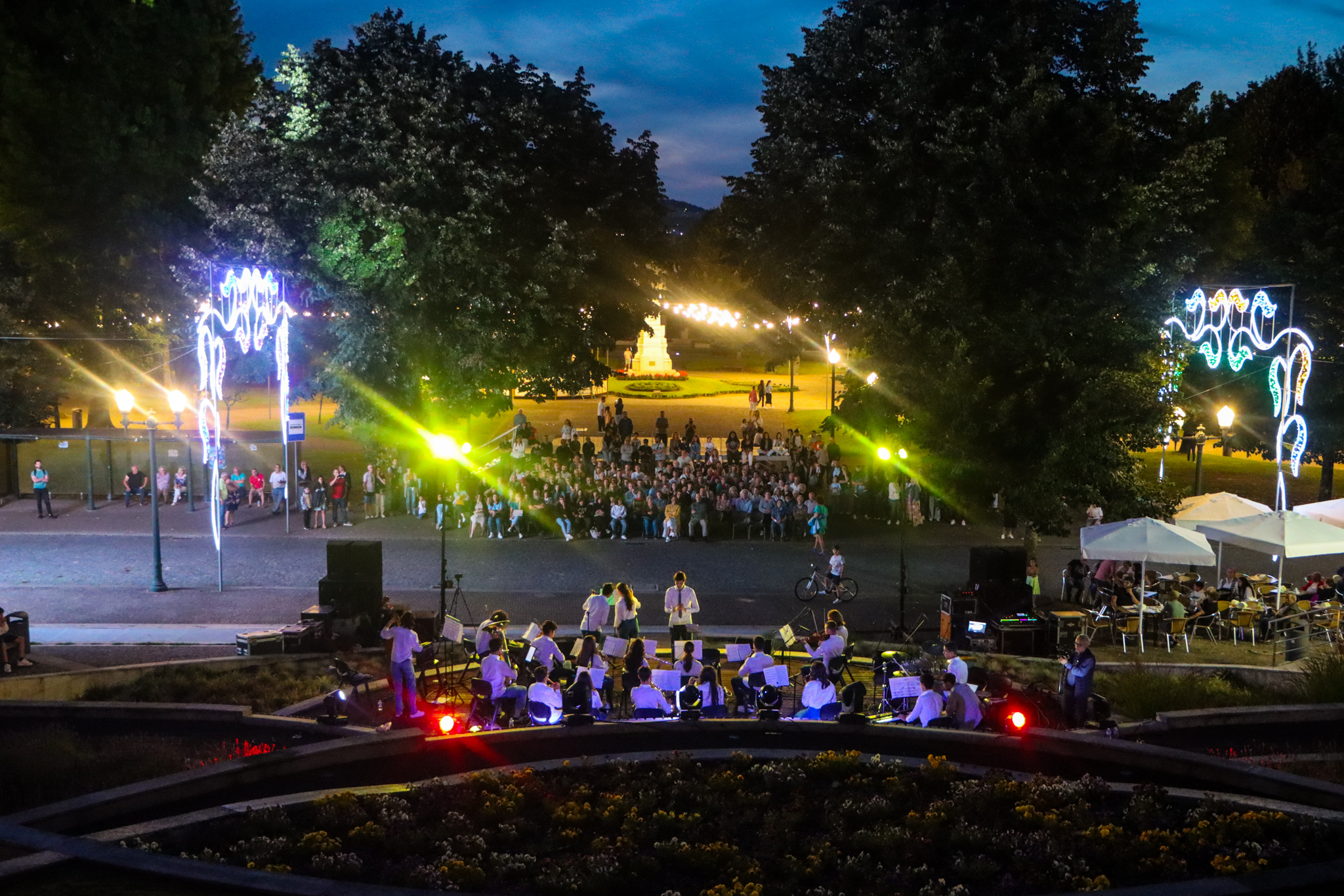 Concerto da orquestra Os Artischtas nas Festas da Cidade de Paredes